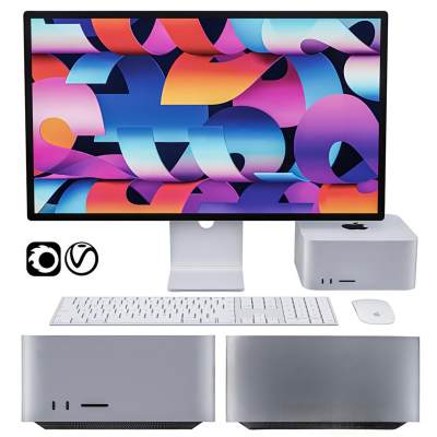 带工作室显示器的 APPLE MAC STUDIO